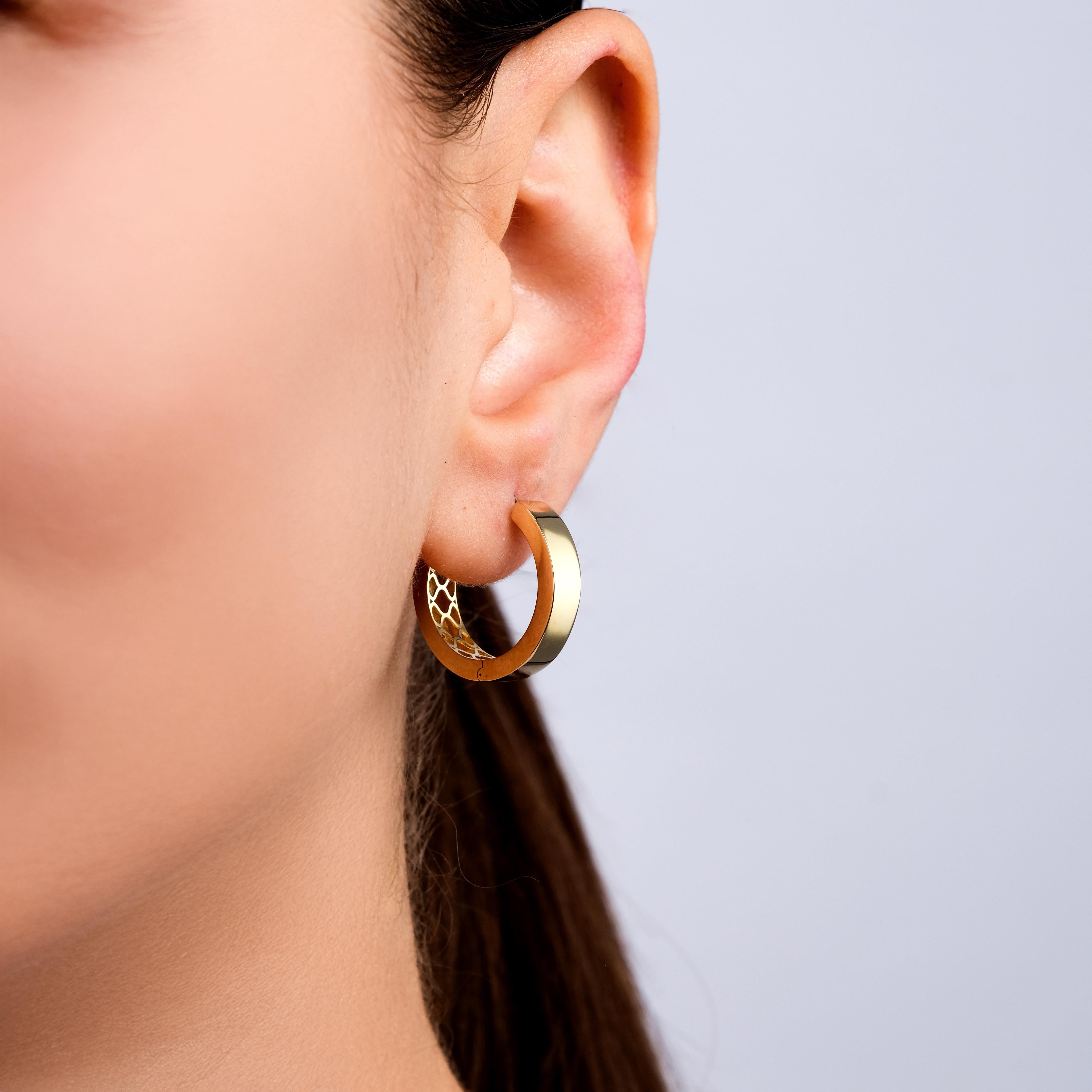 14 Ayar 20mm Halka Küpe